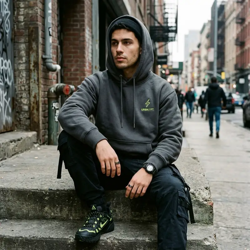 Neonlicht Hoodie